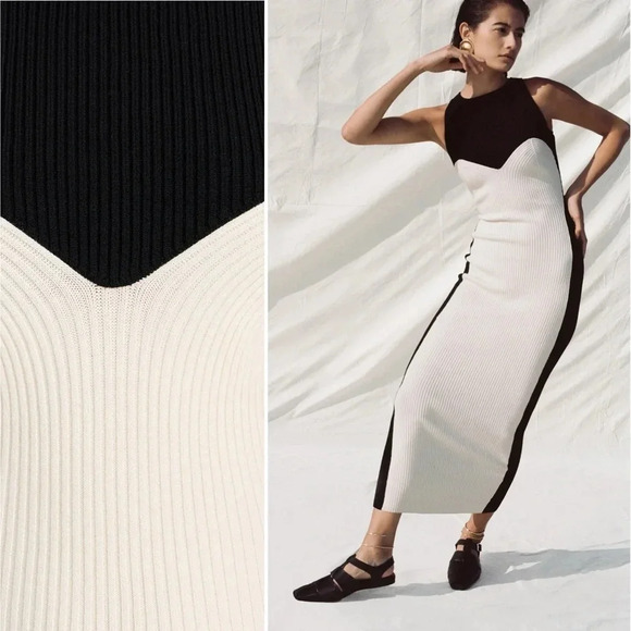 Mara Hoffman Aleks Ribbed-Knit Cotton Maxi Dress Size XS - Picture 5 of 14